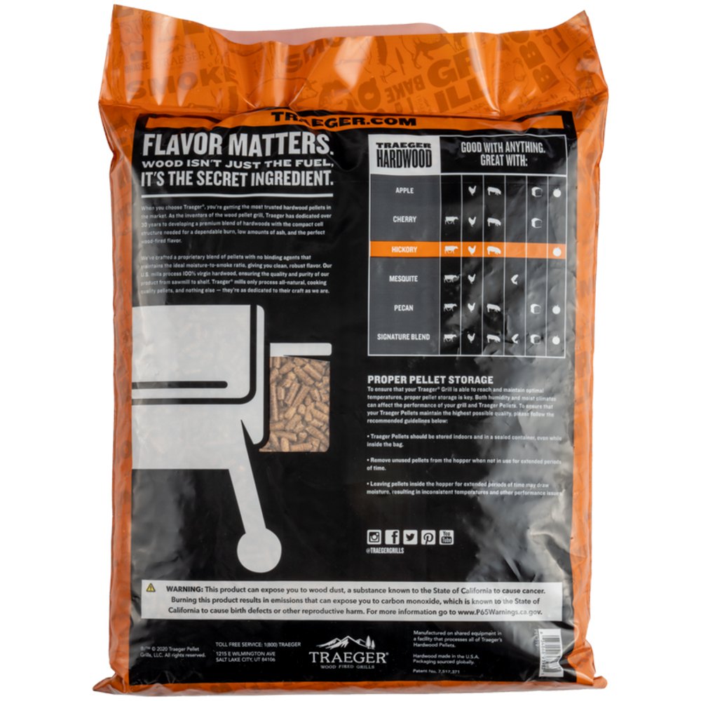 Traeger Pellet Fsc Hickory 9kg One Size Brown - Imagen 2