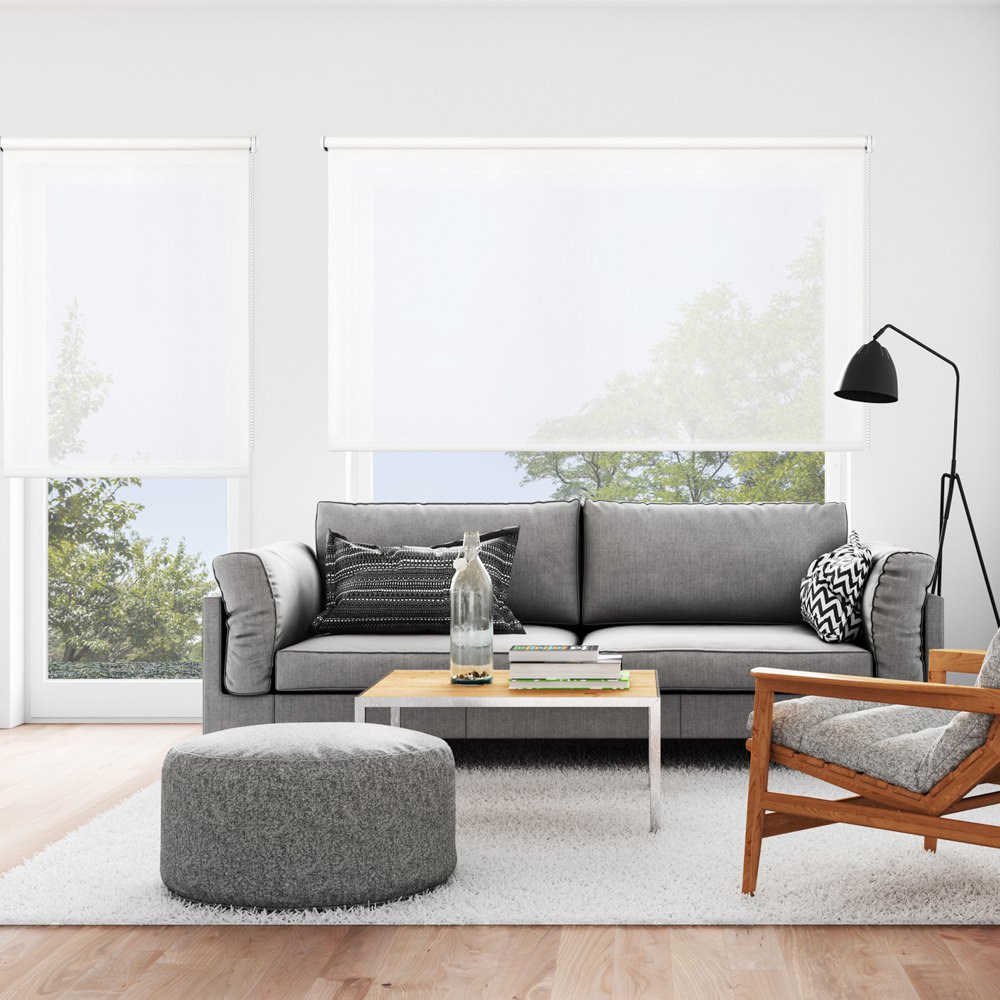 Stor Planet Estor Enrollable Translúcido Roll-up 140x180 Cm One Size White - Imagen 2