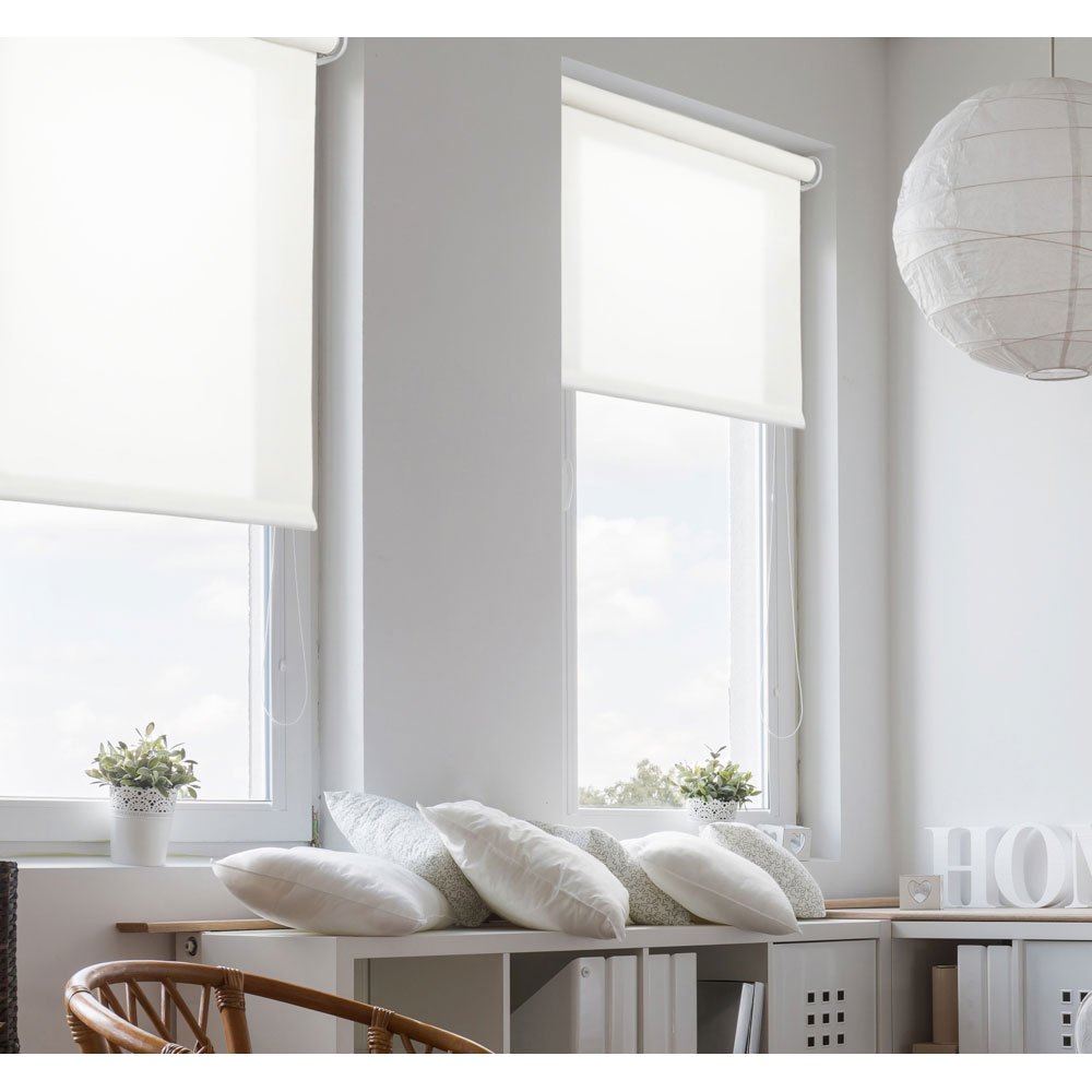 Stor Planet Estor Enrollable Translúcido Roll-up 140x180 Cm One Size White - Imagen 5