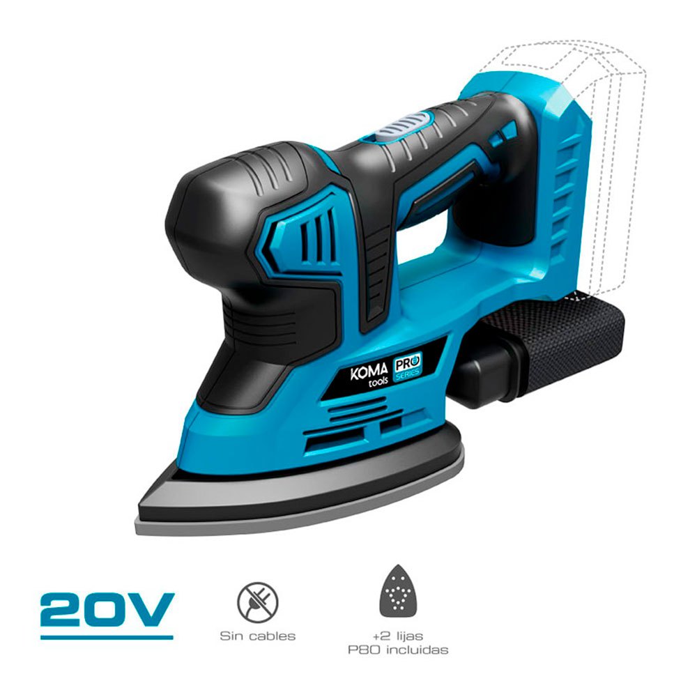 Koma Tools Lijadora Sin Cable 08753 One Size Blue / Black - Imagen 2