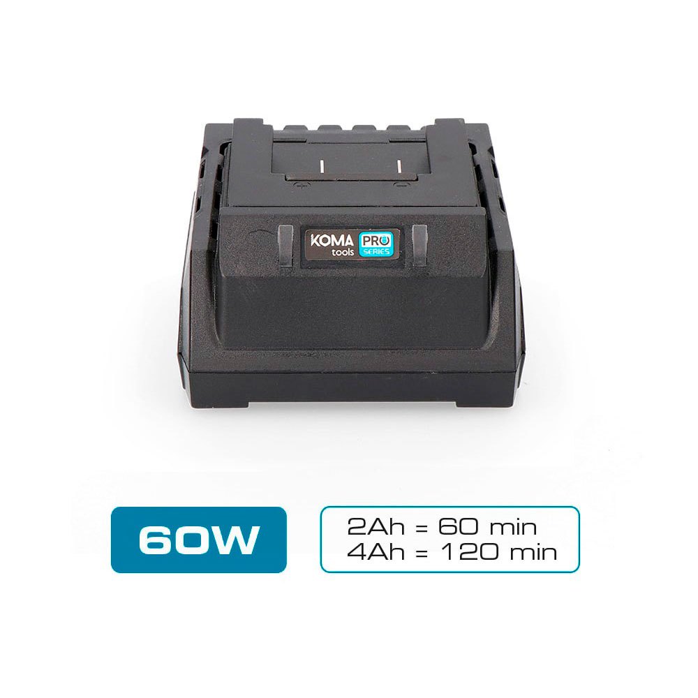 Koma Tools Cargador Batería Taladro 6w One Size Black - Imagen 2