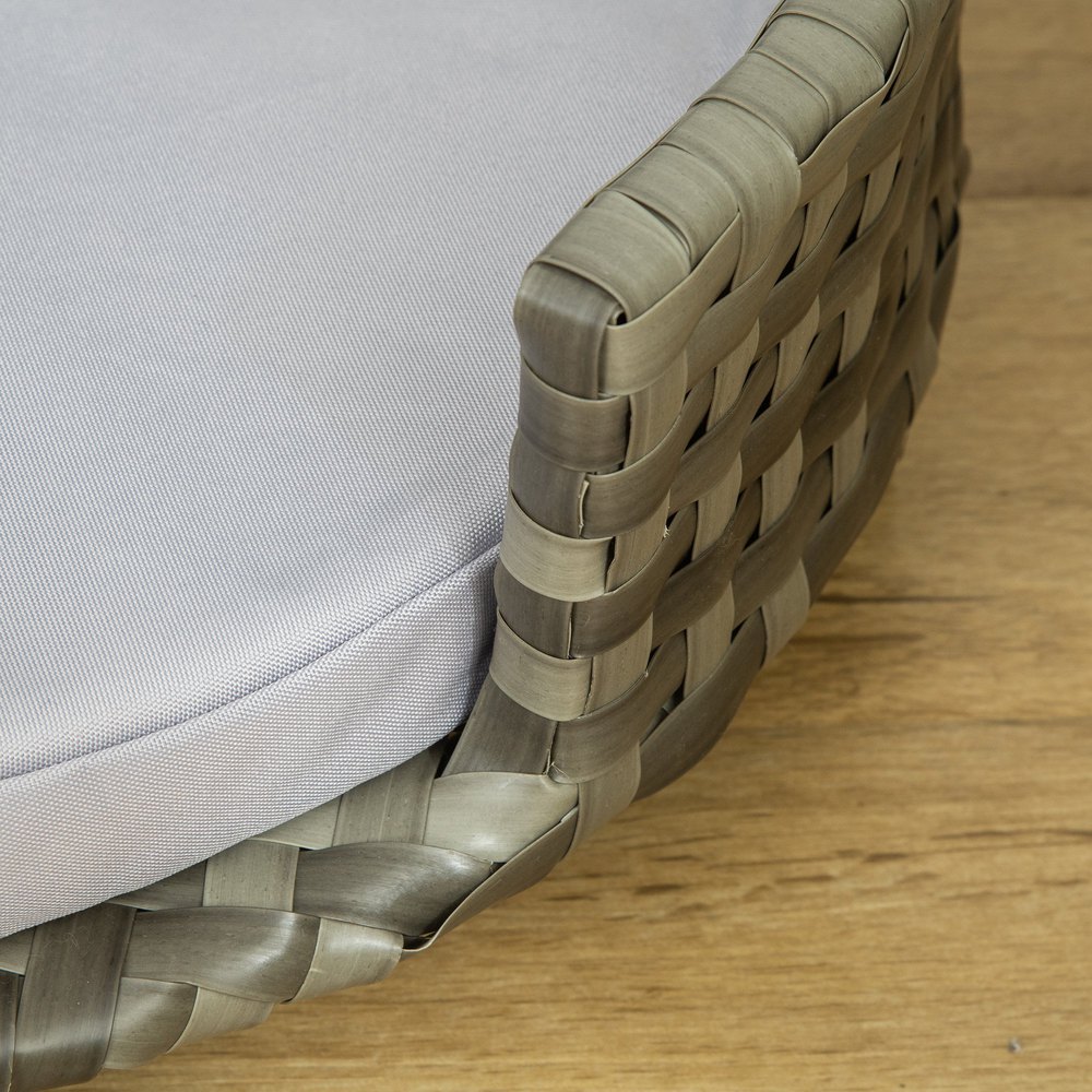 Pawhut Cama Elevada Perros Y Gatos D04-221 60 x 60 x 20 cm Grey - Imagen 6