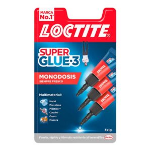 Loctite Pegamento Super Glue Mini Trio 2640065 1g 3 Unidades One Size Black
