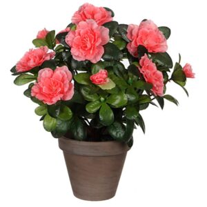 Mica Planta Artificial Azalea Melocotón One Size Pink / Green