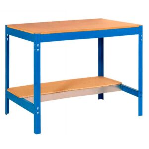 Simon Rack Banco Trabajo Bt0 90 X 60 Cm One Size Blue / Brown
