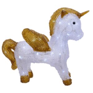 Lumineo Figura Unicornio One Size White / Gold