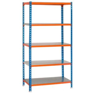 Simon Rack Estantería Metálica Sin Tornillos Simonclick Plus 5/500 One Size Blue / Brown