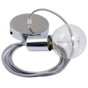 Creative Cables Lámpara Colgante Pendel Rm02 50 Cm One Size Silver / Chrome Plated