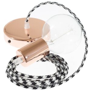 Creative Cables Lámpara Colgante Pendel Rp04 Bicolored 1 M One Size Black / Copper