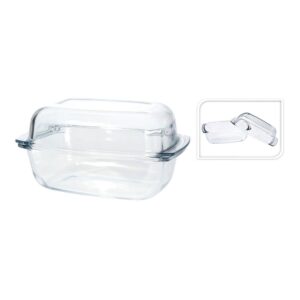 Oem Fuente Cristal Ovalada Con Tapa 7l One Size Clear
