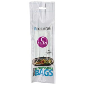 Brabantia Bolsas Basura Perfectfit Bin Liner Type C 10-12l 10 Unidades One Size White