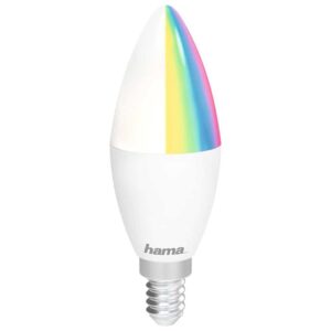 Hama Bombilla Led Vela 176599 E14 5.5w Rgbw One Size White