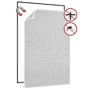 Vidaxl Mosquitera Magnética Para Ventana Fibra Vidrio 80 X 120 Cm 80 x 120 cm white