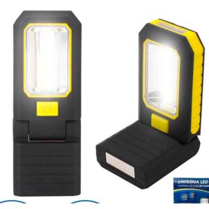 Edm Linterna Led Xl 200 Lumen One Size Black / Yellow