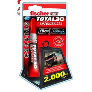 Fischer Group Pegamento Blister Total 30 Extreme 541726 15g One Size Black / Red
