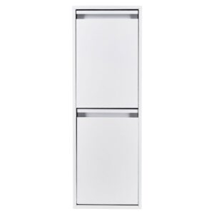 Wellhome Cubo Basura Acero 2 Compartimentos 30l One Size White