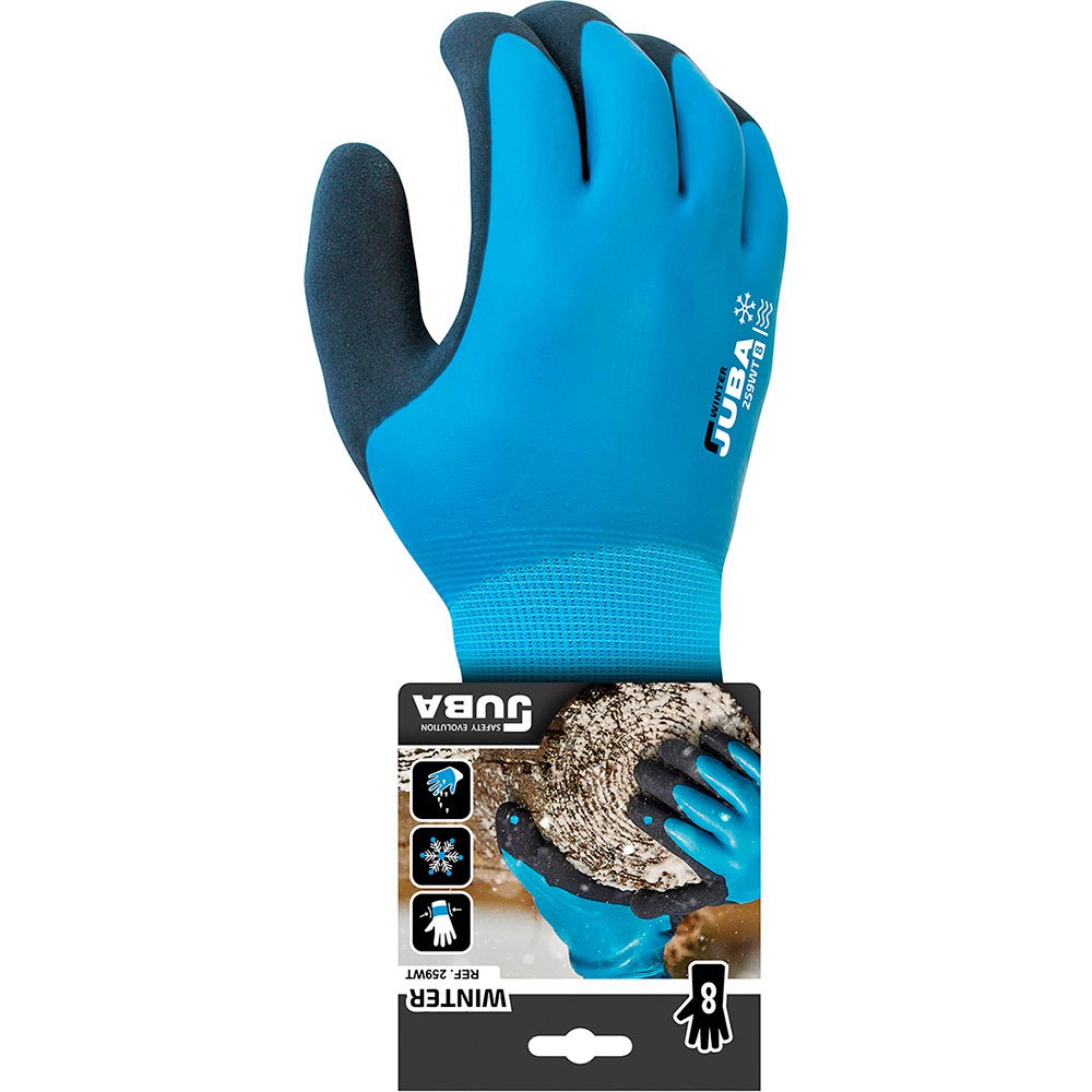 Edm Guante Trabajo En Frío Polyester/nylon/nitrilo 11 Blue