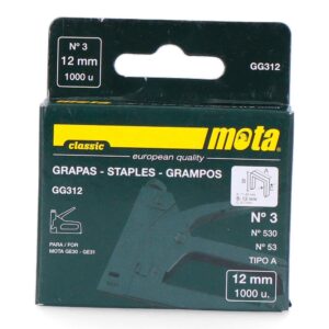 Mota Grapas Nº3 12 Mm Gg312 One Size Silver