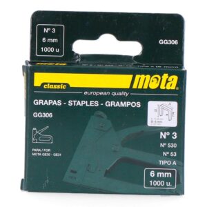 Mota Grapas Nº3 6 Mm Gg306 One Size Silver