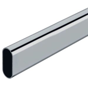 Stor Planet Barra Armario Ovalado 100 Cm One Size Chrome
