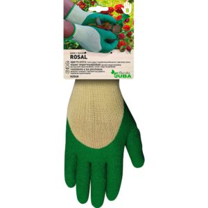 Edm Guante Jardinería Polyester/latex 6 Green / Yellow