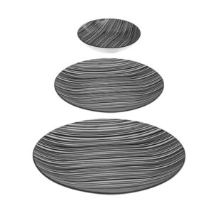 Secret De Gourmet Vajilla 18 Piezas Bohemia Zèbre One Size Black / White