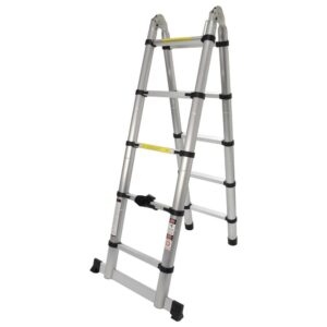 Mader Escalera Articulada 10057 5+5p 3.16 M One Size Silver