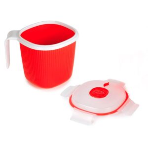 Snips Jarra Hermética Microondas 0.7l One Size Red / White