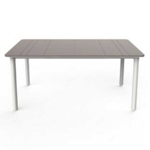 Resol Mesa Jardín Noa 160x90 Cm One Size Chocolate / White