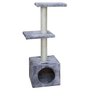 Freecat Rascador Building 30 X 30 X 89 Cm One Size Light Grey