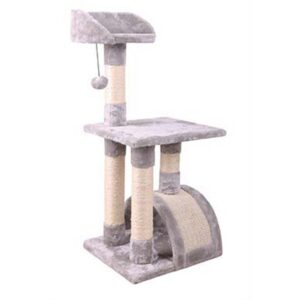 Freecat Rascador City Cat Office 36 X 36 X 85 Cm One Size Grey