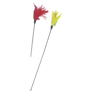 Freecat Juguete Stick Pluma One Size Yellow / Red
