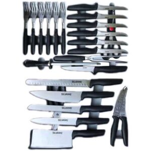 Silvano Set 24 Cuchillos Acero Inoxidable 48-jdq-330 One Size Silver