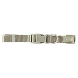 Freedog Collar Nylon Basic 8 mm x 10-20 cm Sage Green