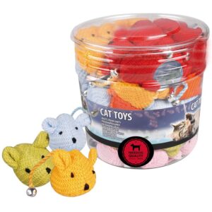 Freecat Ratón Lana 60 Unidades 6 cm Multicolour
