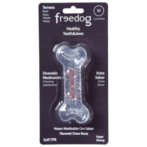 Freedog Hueso Blando Sabor Ternera 16.5 cm White