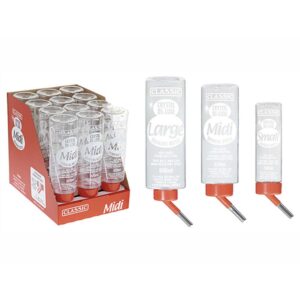 Freedog Bebedero Crystal 320ml 12 Unidades One Size Transparent / Red