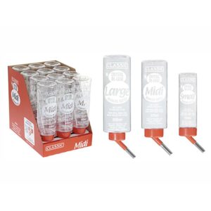 Freedog Bebedero Crystal 600ml 12 Unidades One Size Transparent / Red