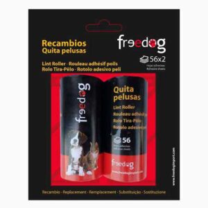 Freedog Recambio Rollo Quitapelusas 2 Unidades One Size Black