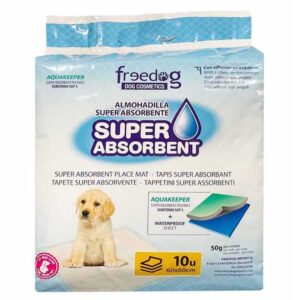 Freedog Almohadilla Super Absorbente 10 Unidades 60 x 60 cm White / Blue