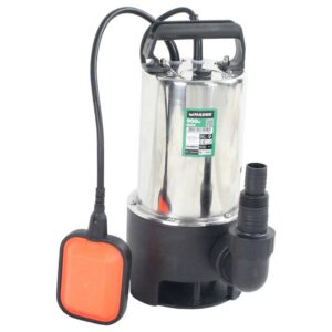 Mader Bomba Drenaje Sumergible Aguas Sucias 69049 900w One Size Black / Orange