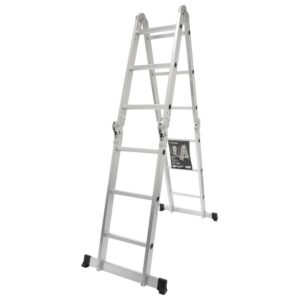 Mader Escalera Aluminio Articulada 10085 One Size White