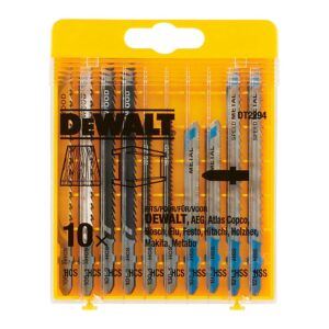 Dewalt Juego Hojas Sierra Calar Dt2294-qz 10 Unidades One Size Silver / Yellow