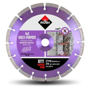 Rubi Disco Corte Diamante Stt 115 Super Pro 115 Mm One Size Silver / Purple