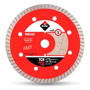 Rubi Disco Corte Diamante Tcr 115 Super Pro 115 Mm One Size Silver / Red