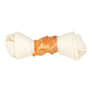 Trixie Hueso Anudado Pollo Denta Fun 70g One Size White / Orange