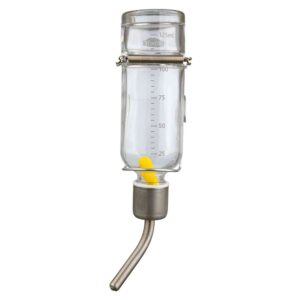 Trixie Bebedero Tubo Cristal 125ml One Size Transparent