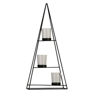 House Of Seasons Portavelas Cono 22x9x48 Cm One Size Black