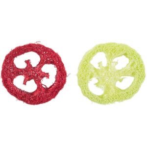 Trixie Juguete Lufa Ø6 Cm 2 Unidades One Size Yellow / Red