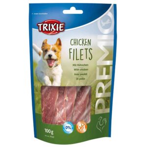 Trixie Snacks Chicken Filets Premio 100g One Size Red